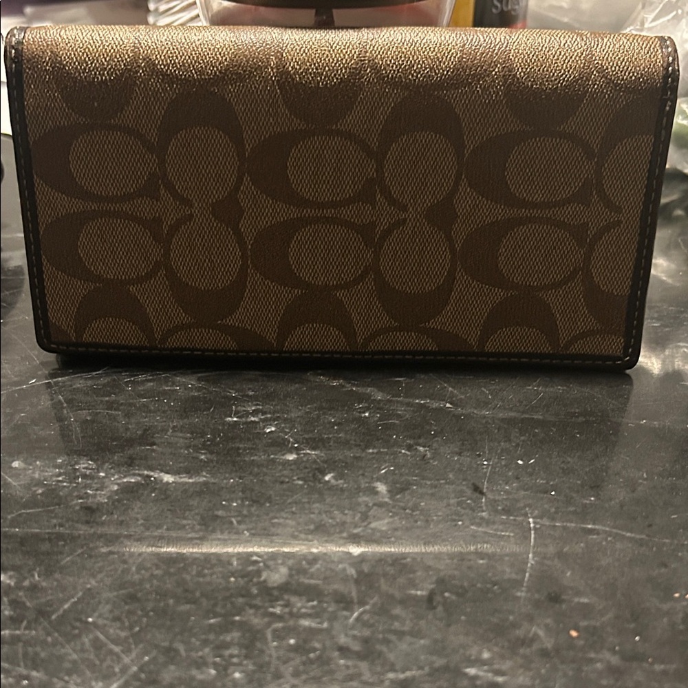 Coach Signature Slim Envelope Wallet-Classic Monogram - Picture 2 of 3